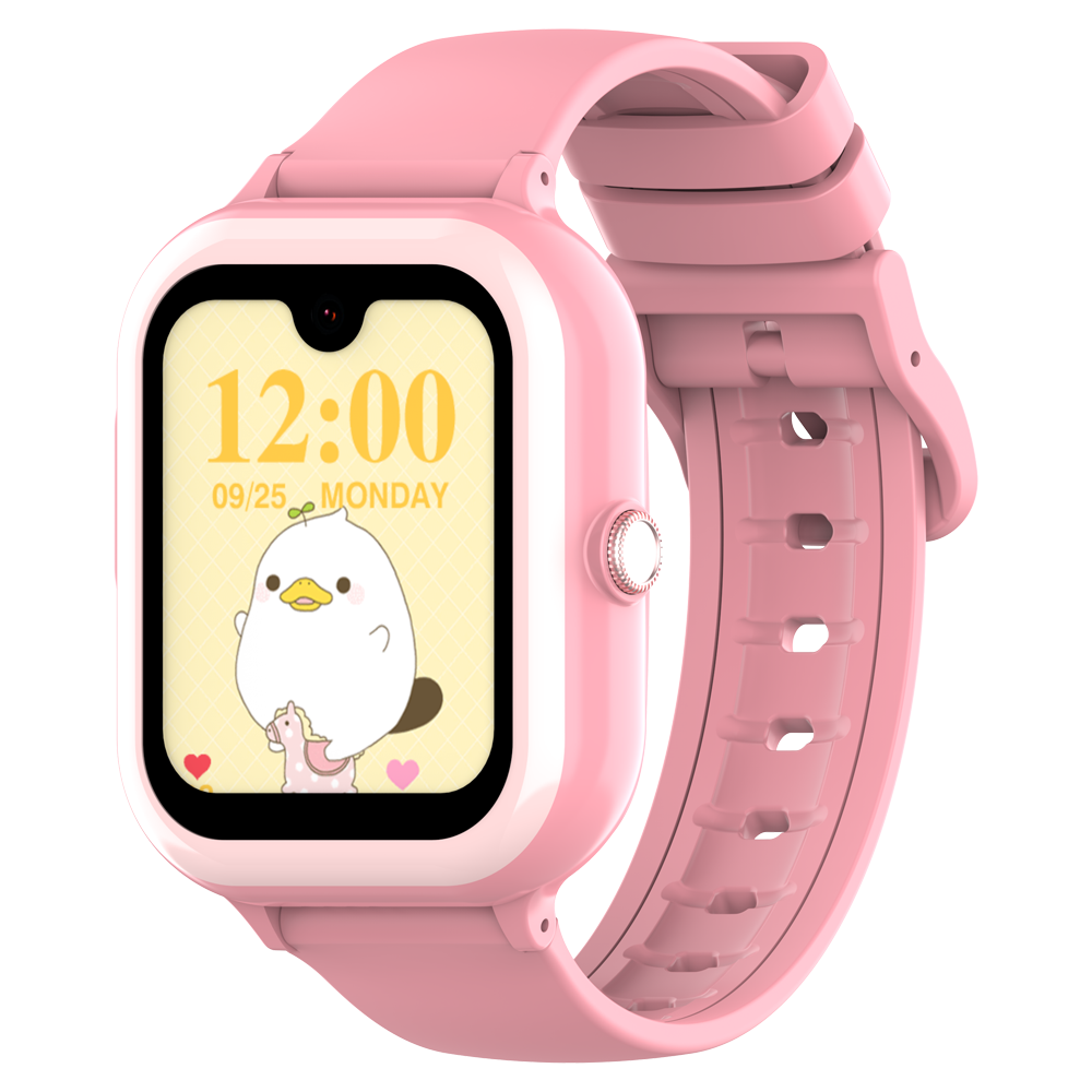 4G AMOLED Kids Smart Watch with GPS Location Tracking, Pedometer