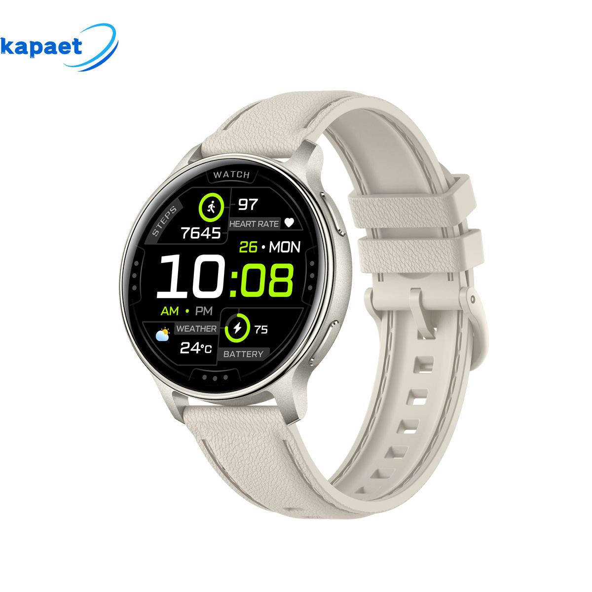 Slim and compact women's GPS smartwatch