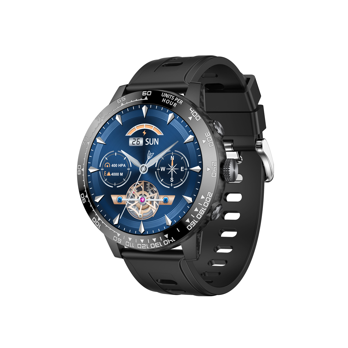 Kapaet G23PRO GPS Men Smart Watch * 1.508″ AMOLED 466*466 HD Screen * BLE 5.3 & 450mAh Battery * WhatsApp Reply & GPS Tracking * AI Q&A & Dial * Android & iOS Compatible